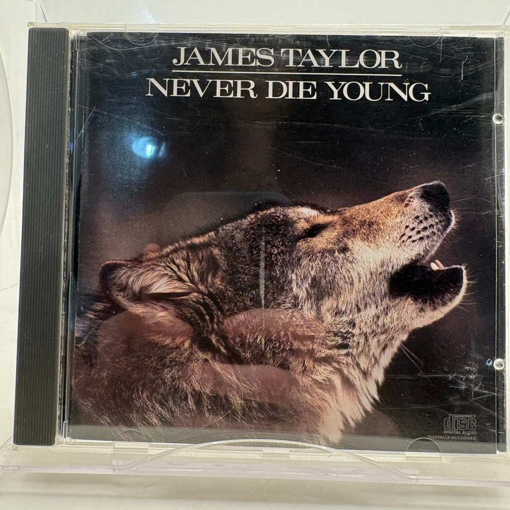 James Taylor Never Die Young CD 1988‎ Columbia CK 40851 Folk Soft Rock Album